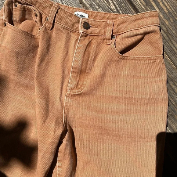 Rhythm  brown pants size 6 - Picture 4 of 6